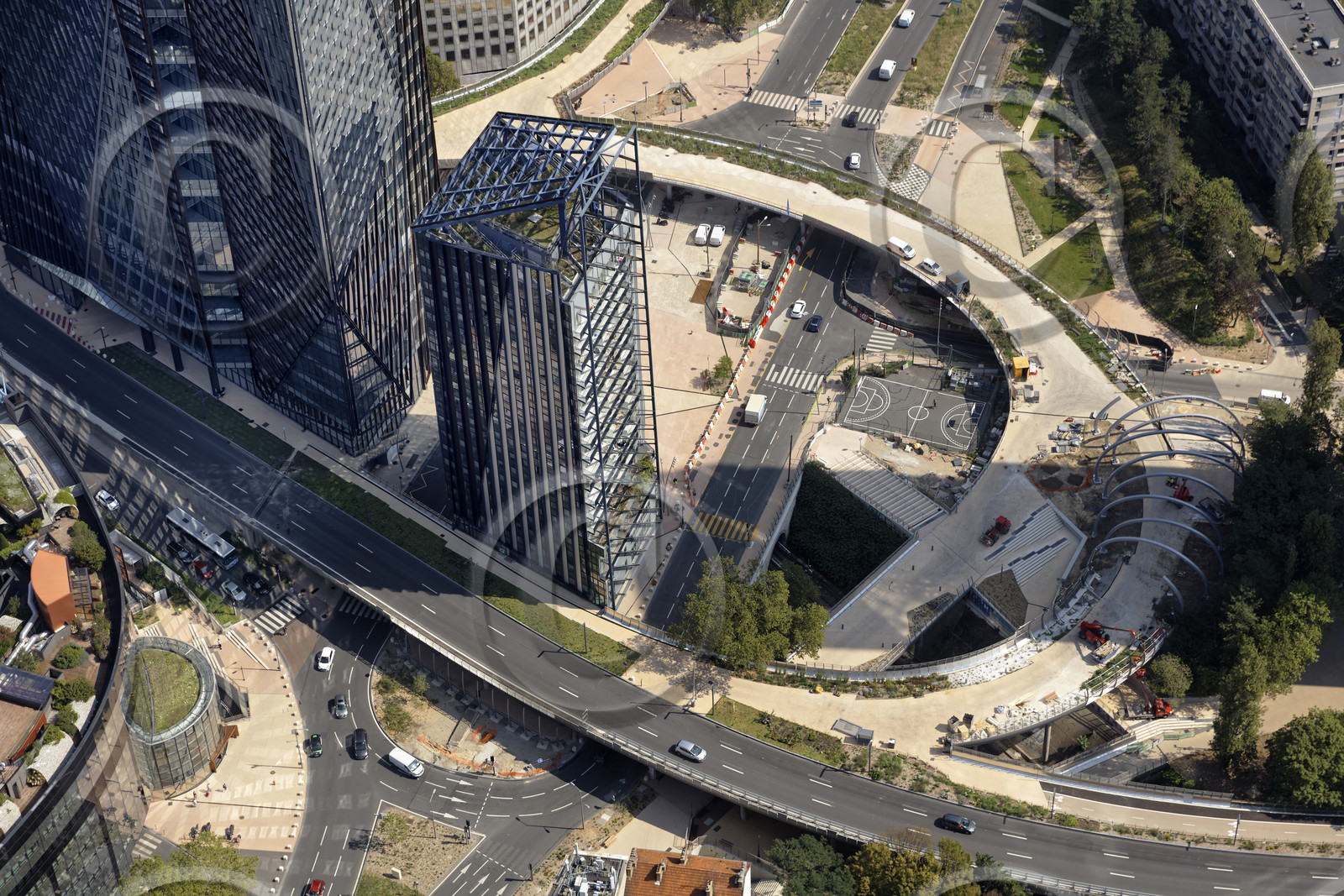 Le département des Hauts-de-Seine (Région Ile-de-France) en vues aériennes obliques