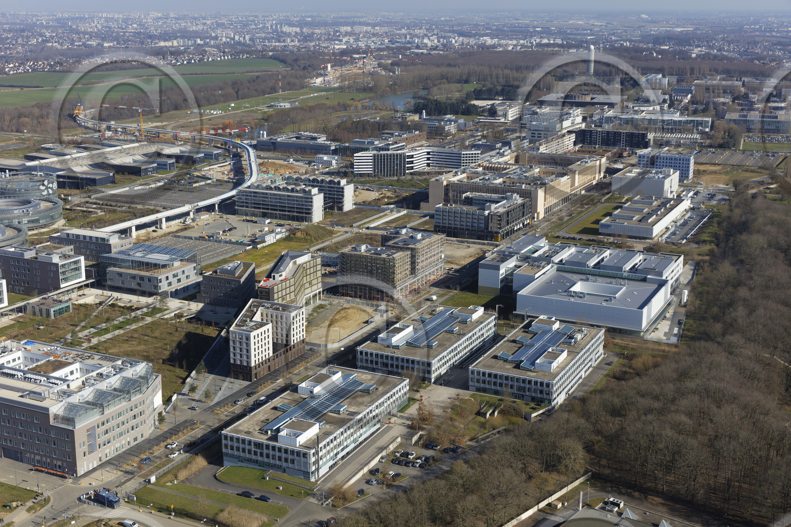Le département de l'Essonne (Région Ile-de-France) en vues aériennes obliques