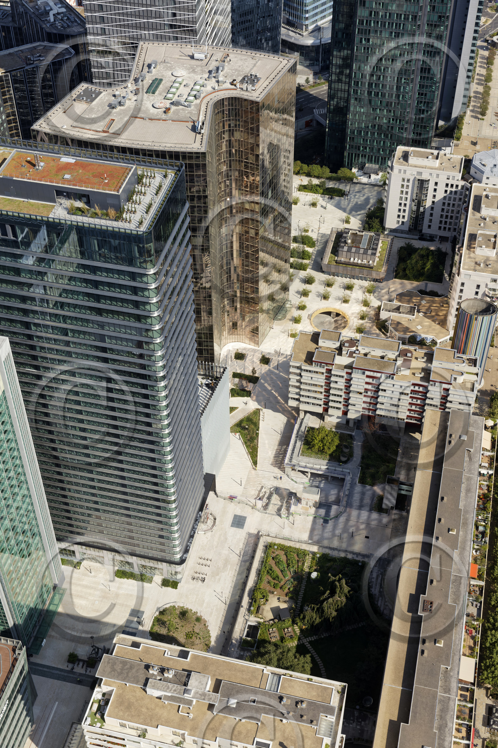 Le département des Hauts-de-Seine (Région Ile-de-France) en vues aériennes obliques