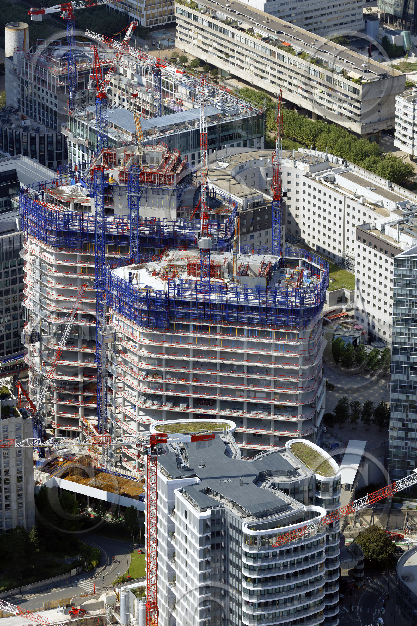 Le département des Hauts-de-Seine (Région Ile-de-France) en vues aériennes obliques