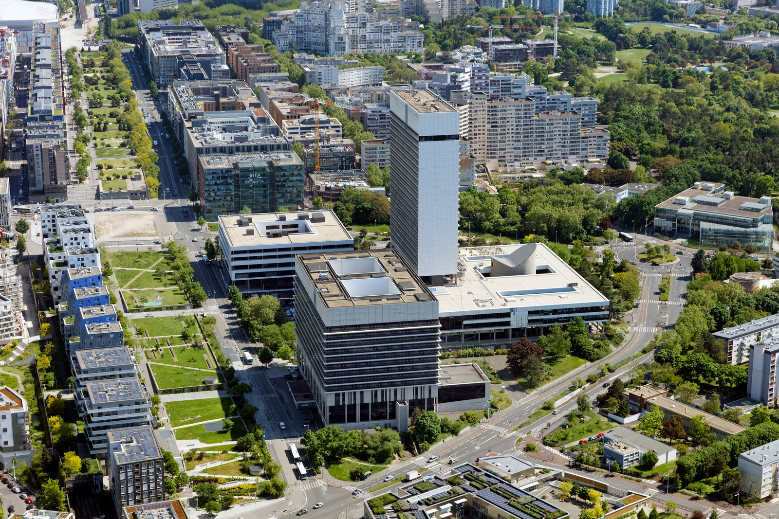 Le département des Hauts-de-Seine (Région Ile-de-France) en vues aériennes obliques