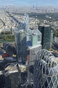 Le département des Hauts-de-Seine (Région Ile-de-France) en vues aériennes obliques