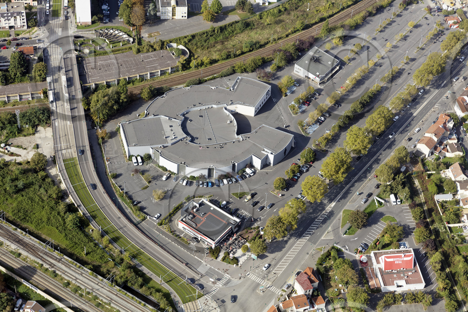 Le département de Seine-Saint-Denis (Région Ile-de-France) en vues aériennes obliques