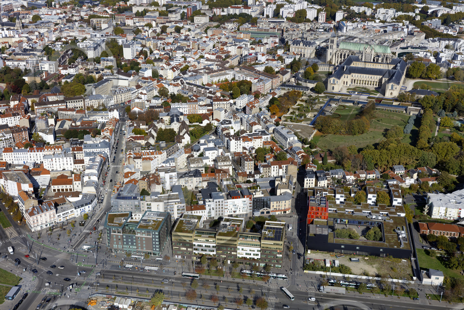 Le département de Seine-Saint-Denis (Région Ile-de-France) en vues aériennes obliques