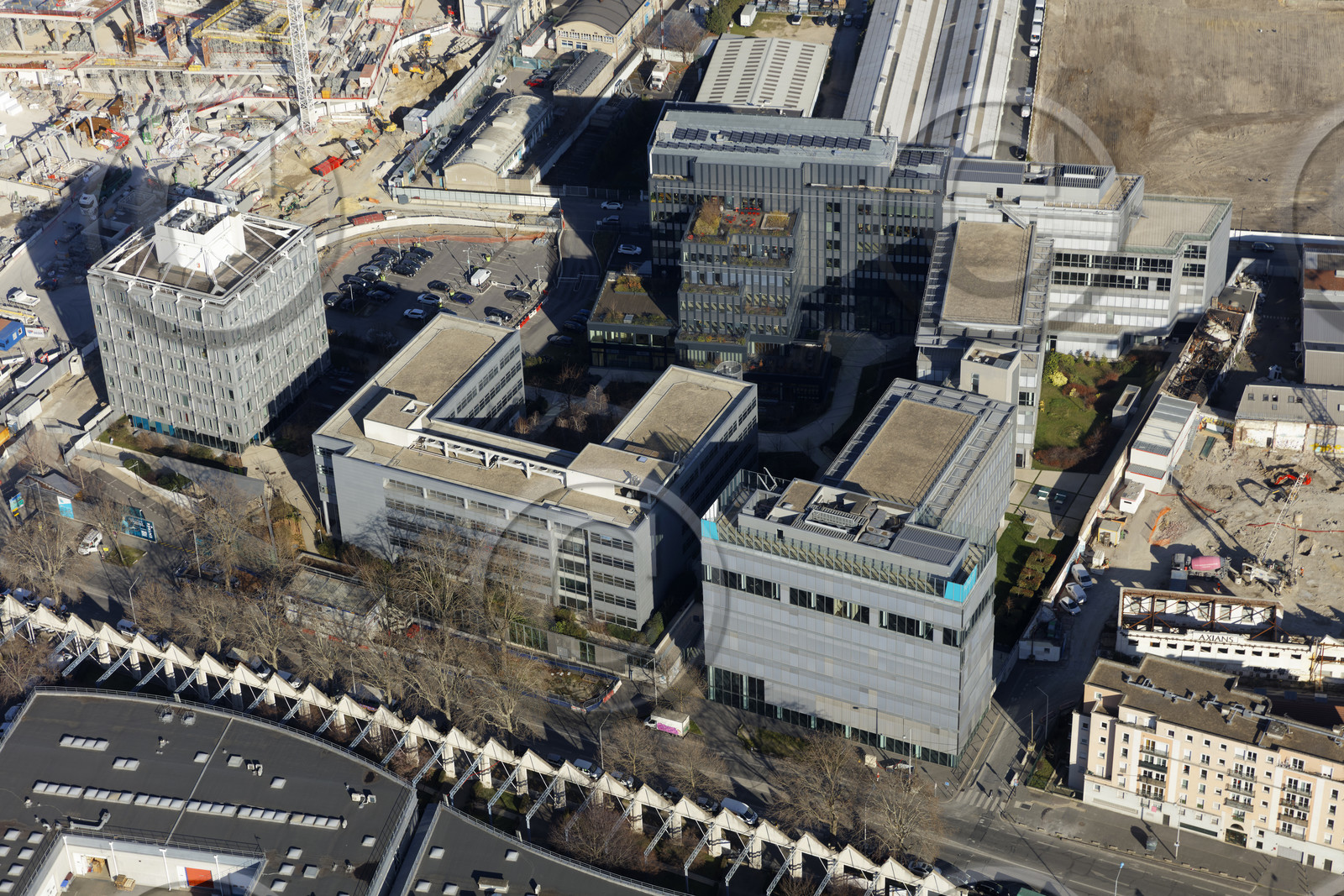 Le département de Seine-Saint-Denis (Région Ile-de-France) en vues aériennes obliques