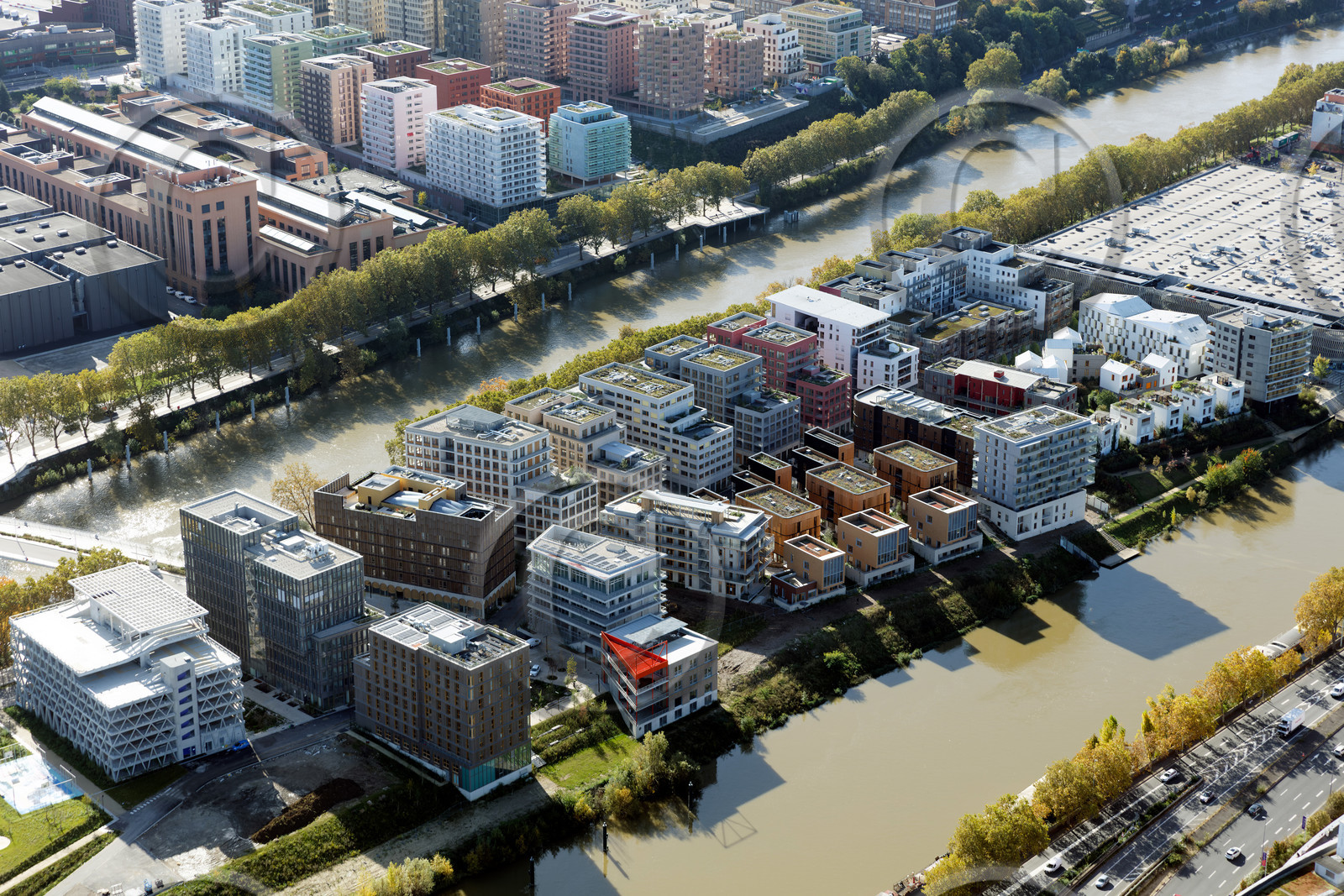 Le département de Seine-Saint-Denis (Région Ile-de-France) en vues aériennes obliques