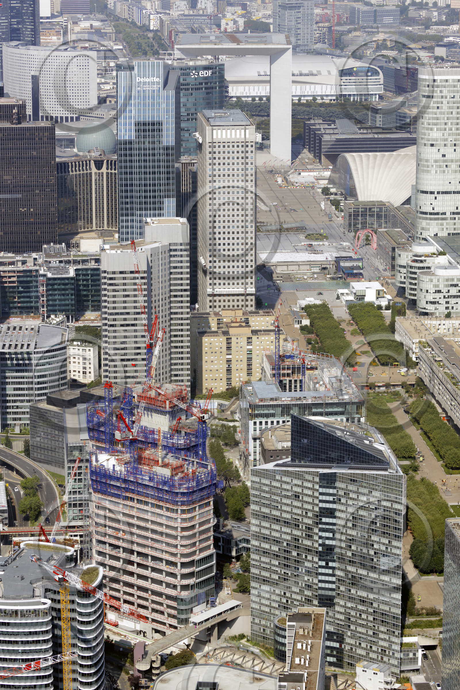 Le département des Hauts-de-Seine (Région Ile-de-France) en vues aériennes obliques