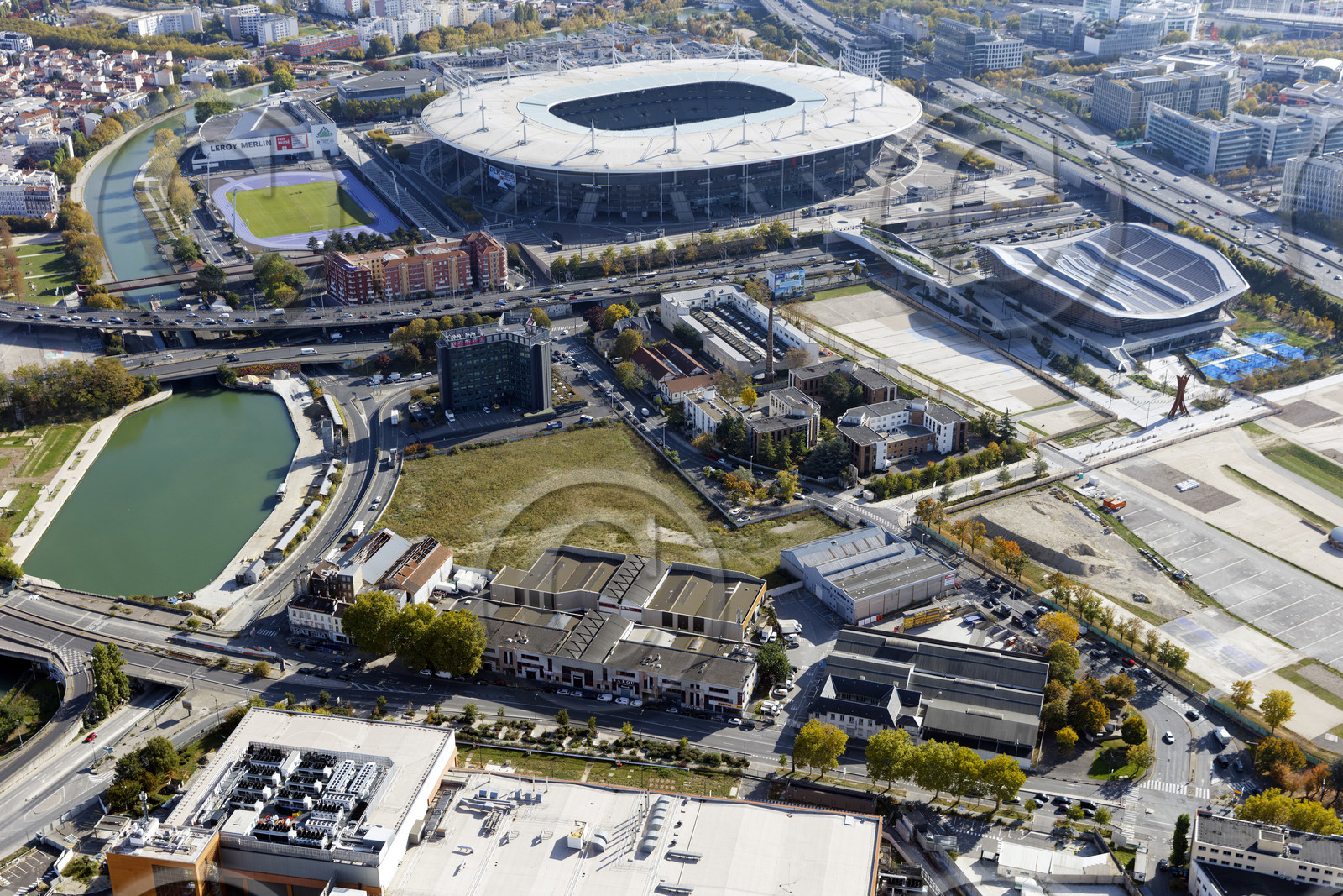 Le département de Seine-Saint-Denis (Région Ile-de-France) en vues aériennes obliques