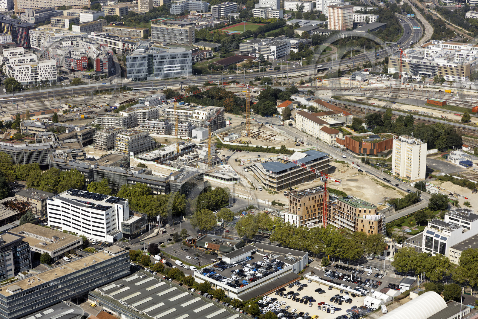 Le département des Hauts-de-Seine (Région Ile-de-France) en vues aériennes obliques