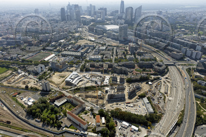 Le département des Hauts-de-Seine (Région Ile-de-France) en vues aériennes obliques