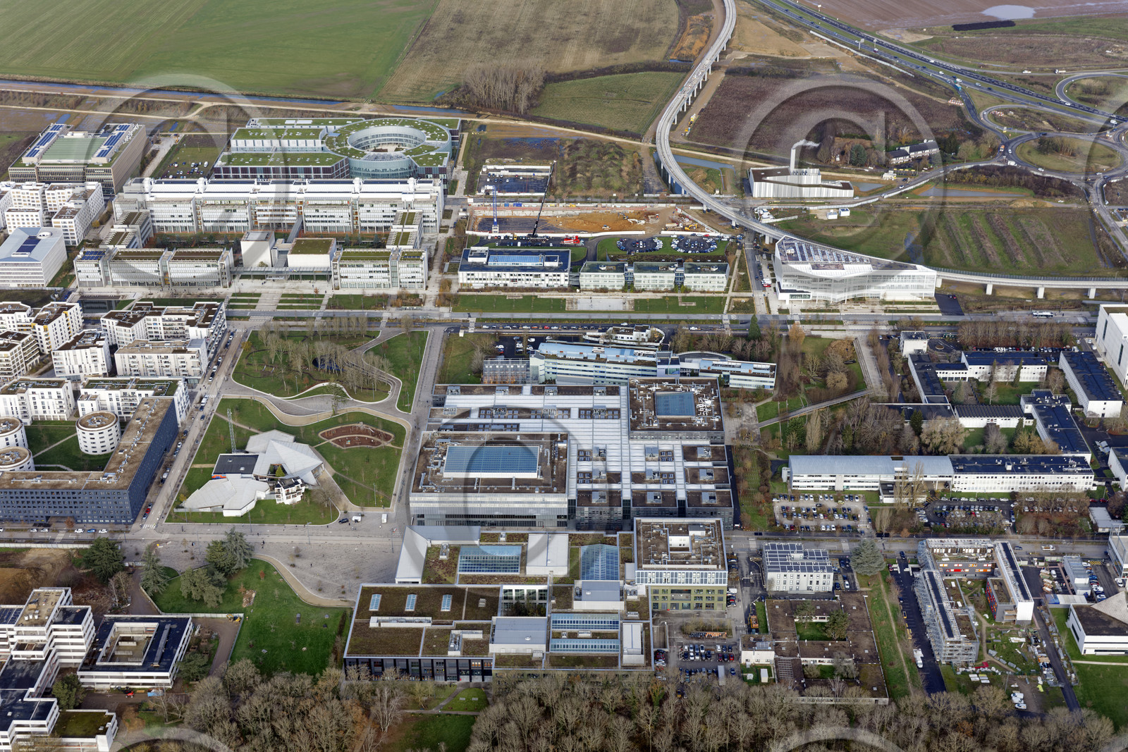 Le département de l'Essonne (Région Ile-de-France) en vues aériennes obliques