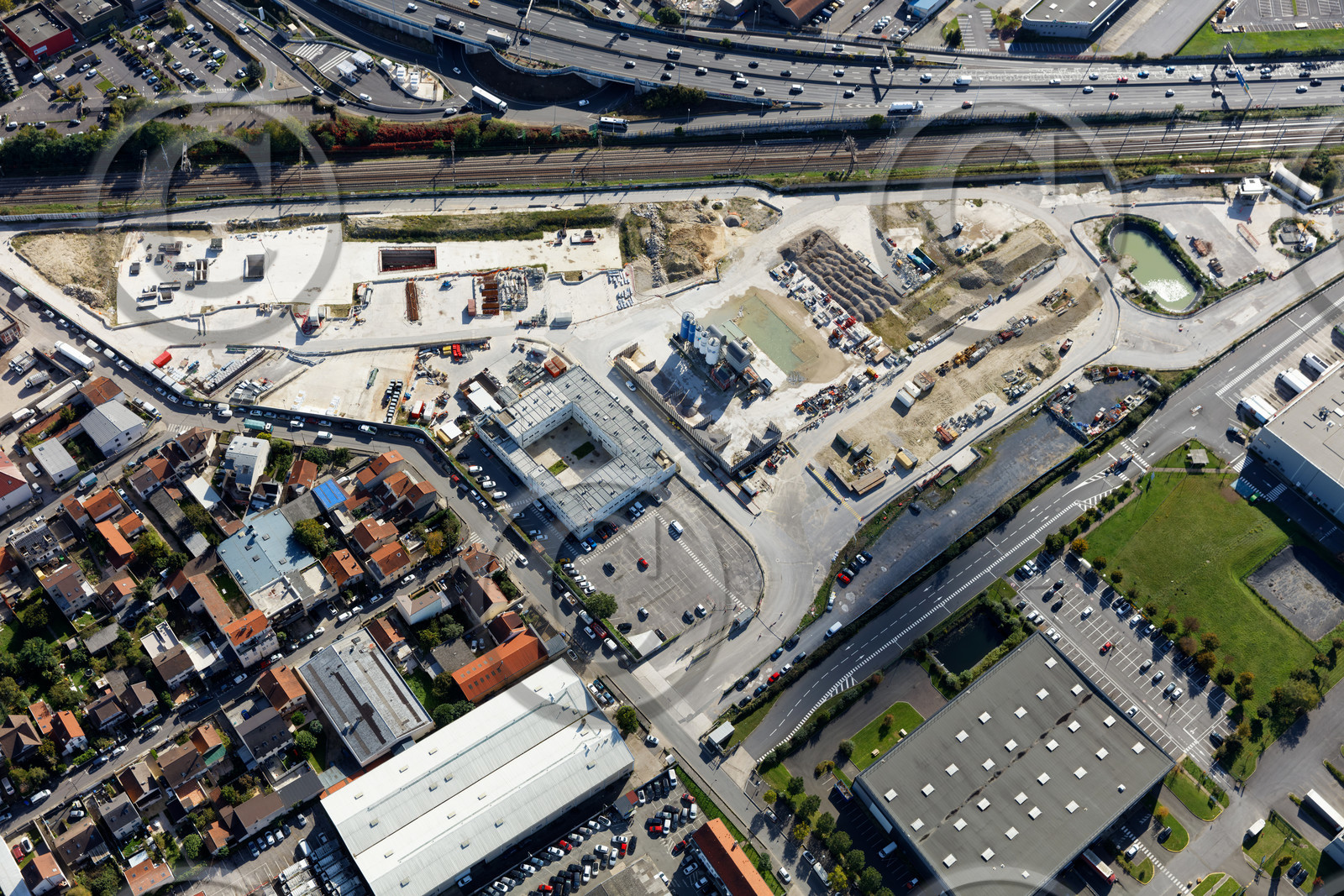 Le département de Seine-Saint-Denis (Région Ile-de-France) en vues aériennes obliques