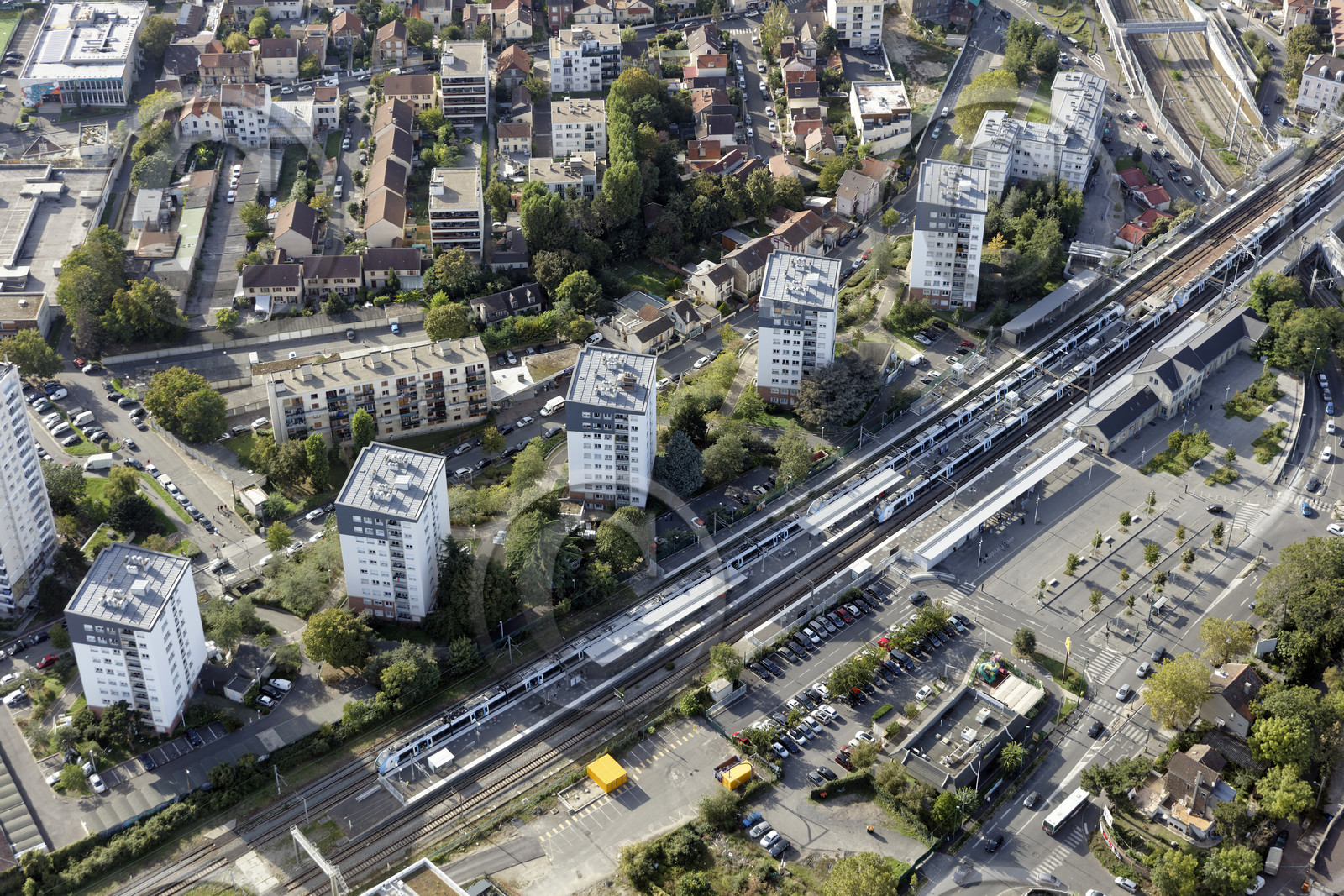 Le département de Seine-Saint-Denis (Région Ile-de-France) en vues aériennes obliques