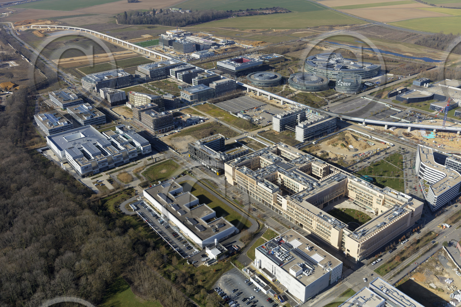 Le département de l'Essonne (Région Ile-de-France) en vues aériennes obliques