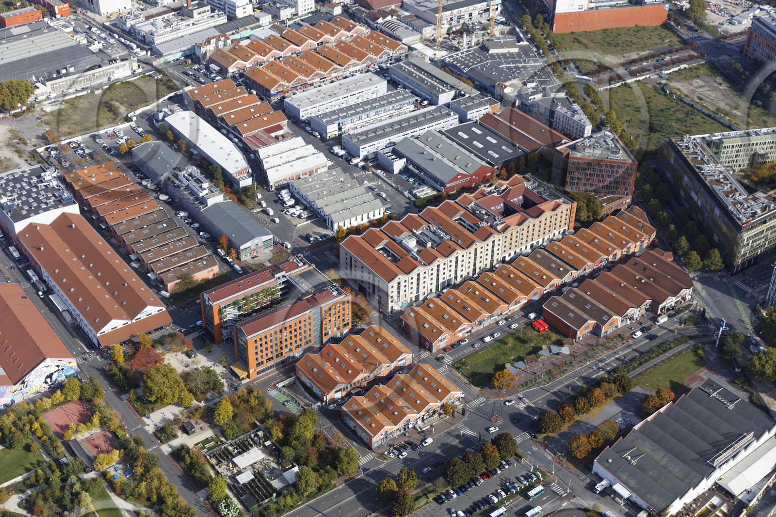 Le département de Seine-Saint-Denis (Région Ile-de-France) en vues aériennes obliques