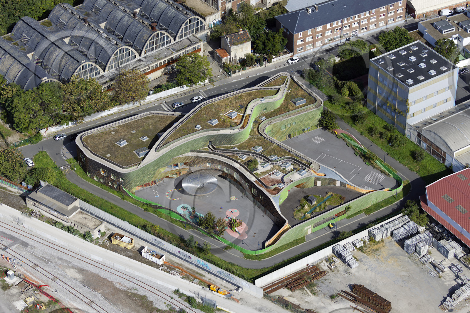 Le département de Seine-Saint-Denis (Région Ile-de-France) en vues aériennes obliques