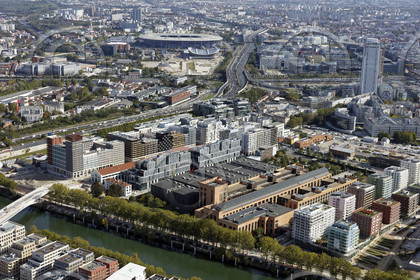 Le département de Seine-Saint-Denis (Région Ile-de-France) en vues aériennes obliques
