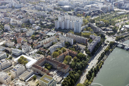 Le département de Seine-Saint-Denis (Région Ile-de-France) en vues aériennes obliques