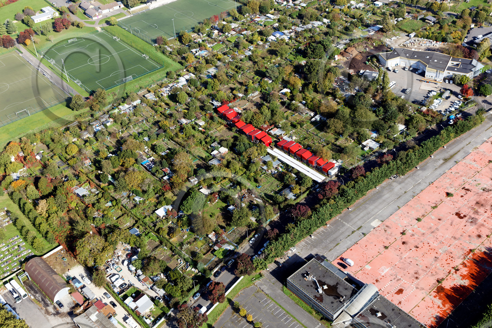 Le département de Seine-Saint-Denis (Région Ile-de-France) en vues aériennes obliques