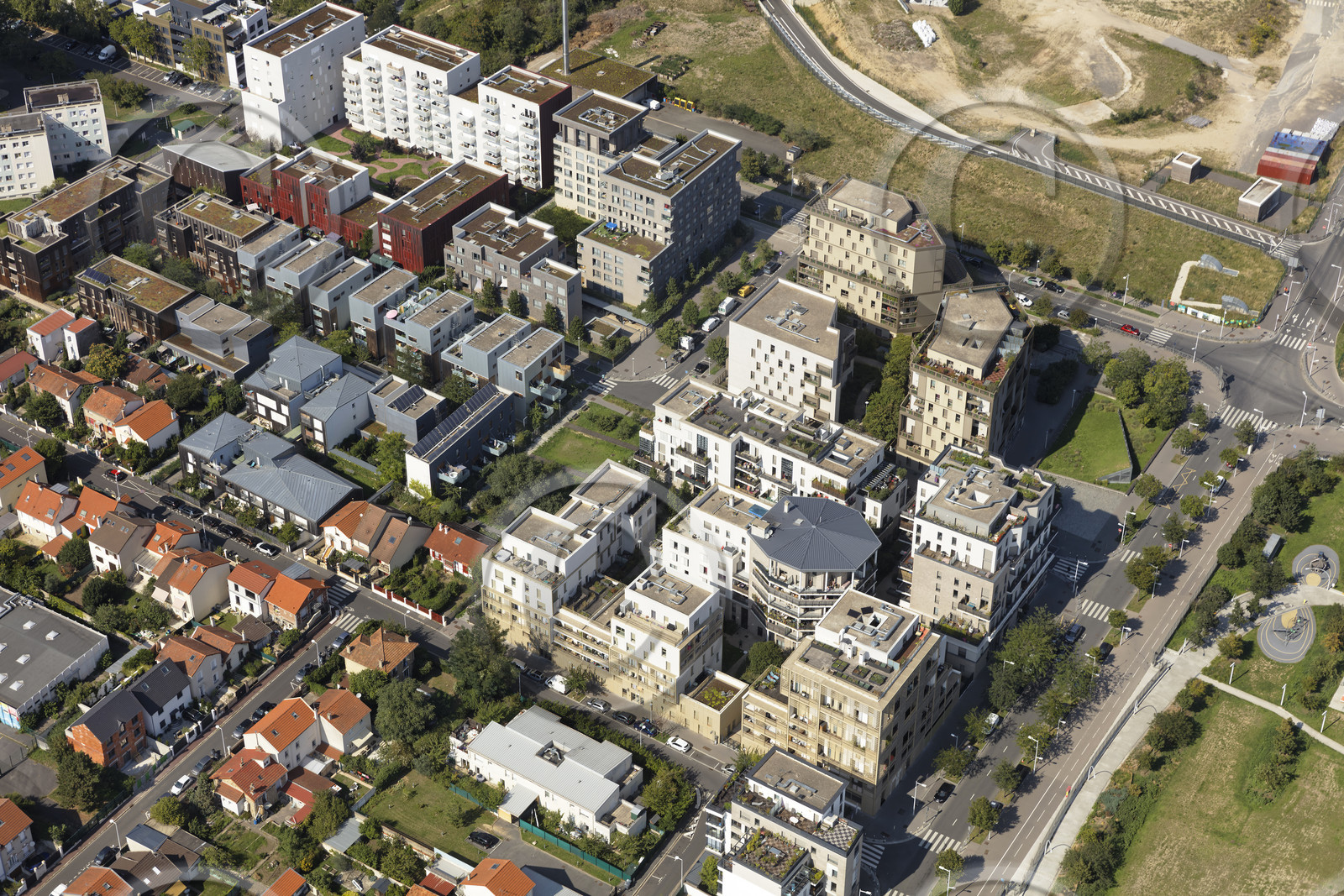 Le département des Hauts-de-Seine (Région Ile-de-France) en vues aériennes obliques