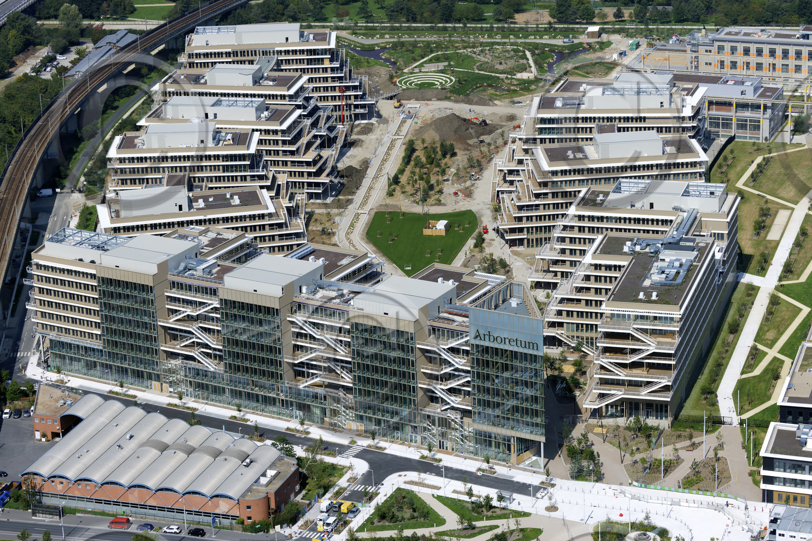 Le département des Hauts-de-Seine (Région Ile-de-France) en vues aériennes obliques
