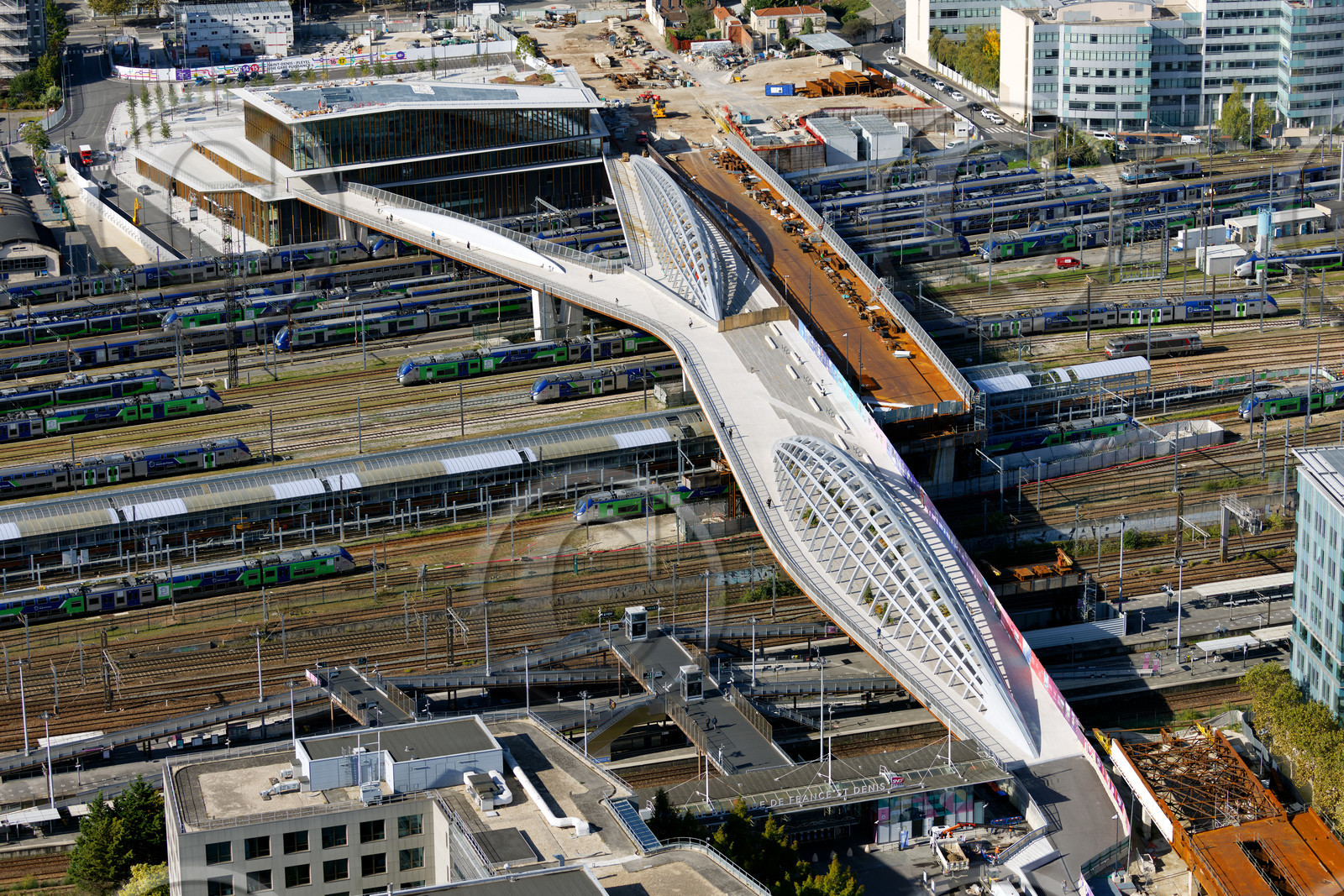 Le département de Seine-Saint-Denis (Région Ile-de-France) en vues aériennes obliques