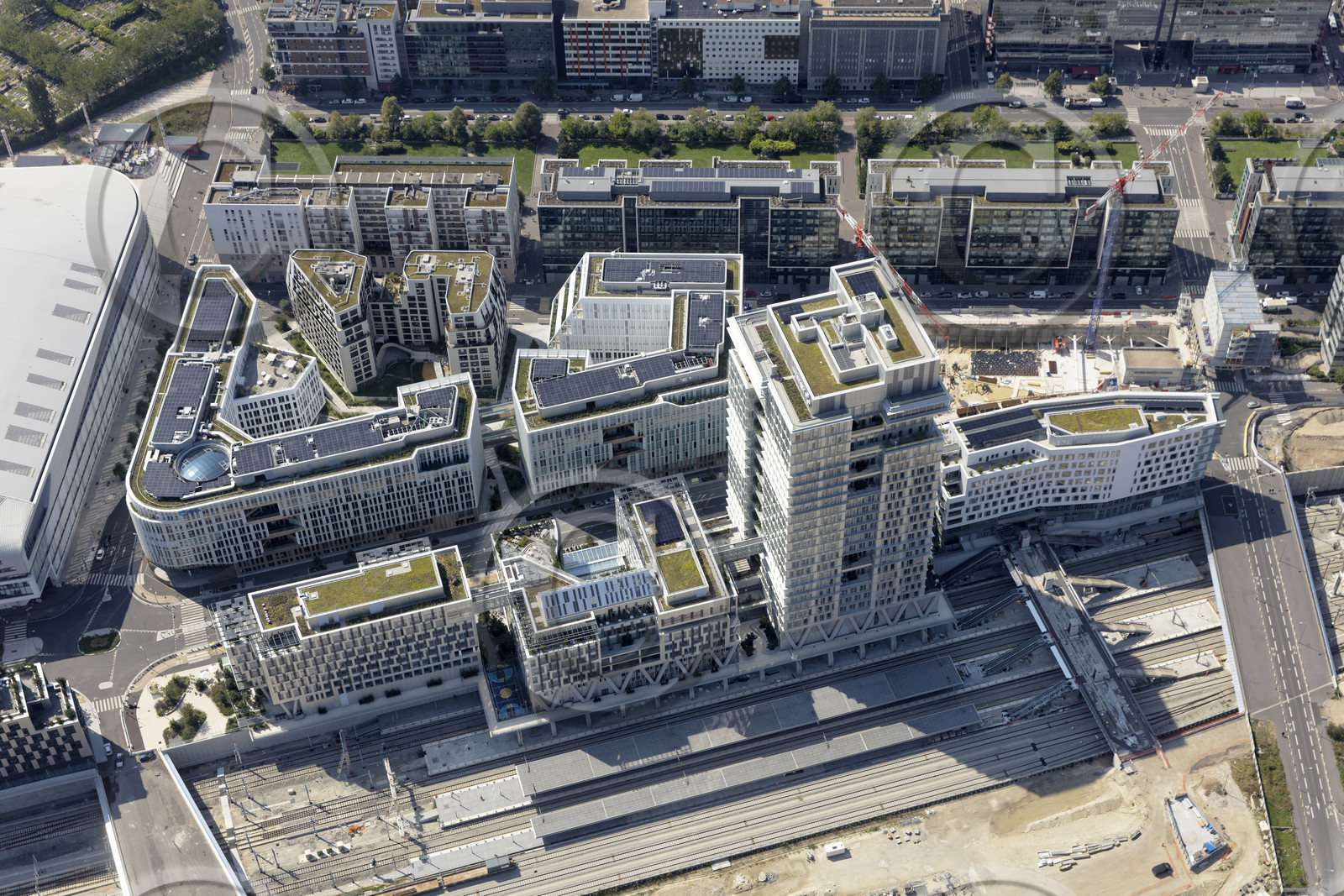 Le département des Hauts-de-Seine (Région Ile-de-France) en vues aériennes obliques