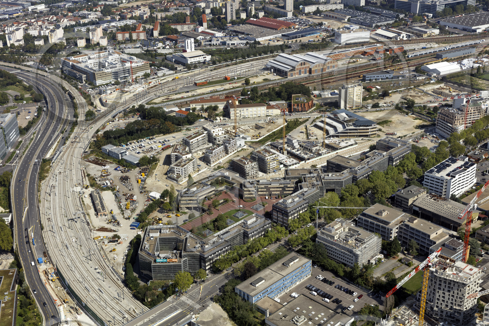 Le département des Hauts-de-Seine (Région Ile-de-France) en vues aériennes obliques