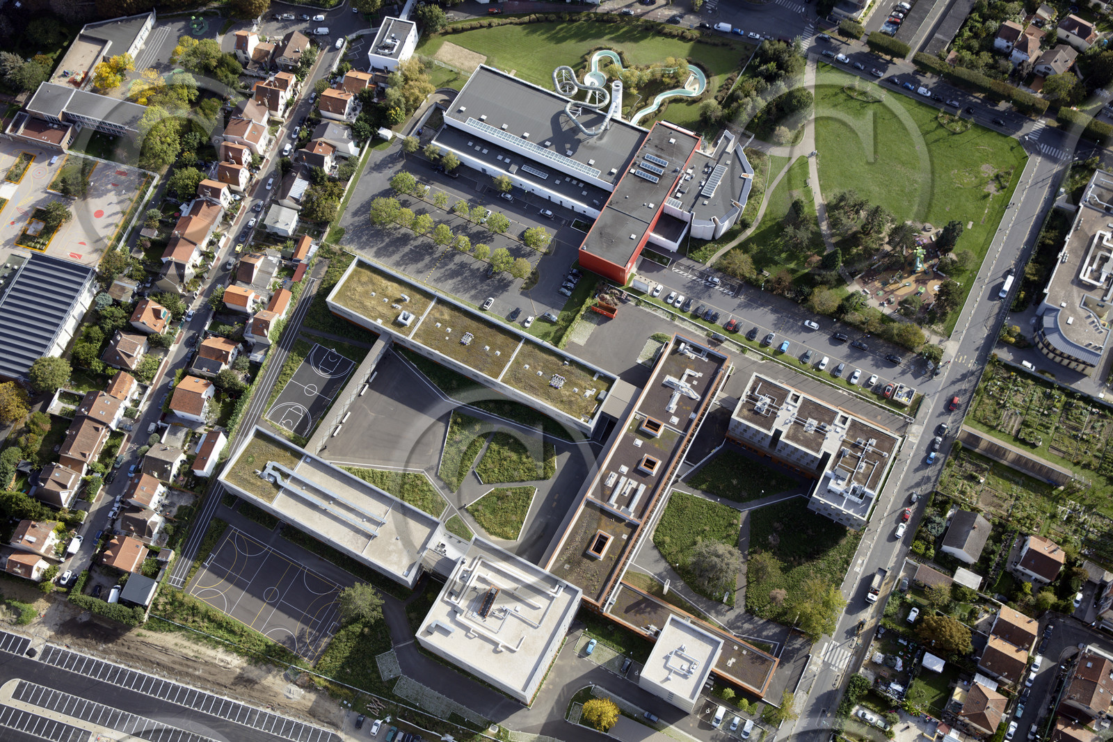 Le département de Seine-Saint-Denis (Région Ile-de-France) en vues aériennes obliques