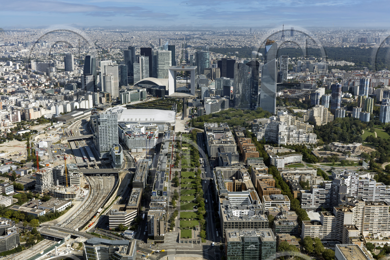 Le département des Hauts-de-Seine (Région Ile-de-France) en vues aériennes obliques