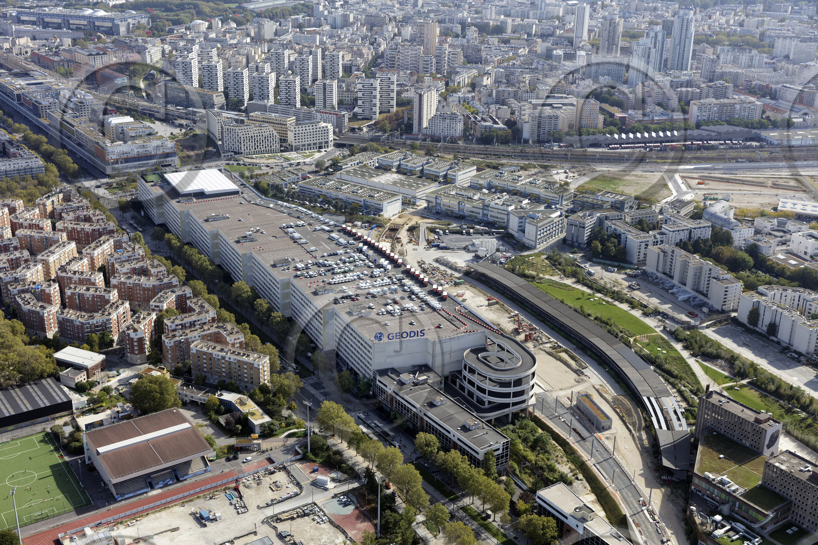 Paris (Région Ile-de-France) en vues aériennes obliques