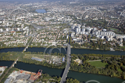 Le département de Seine-Saint-Denis (Région Ile-de-France) en vues aériennes obliques