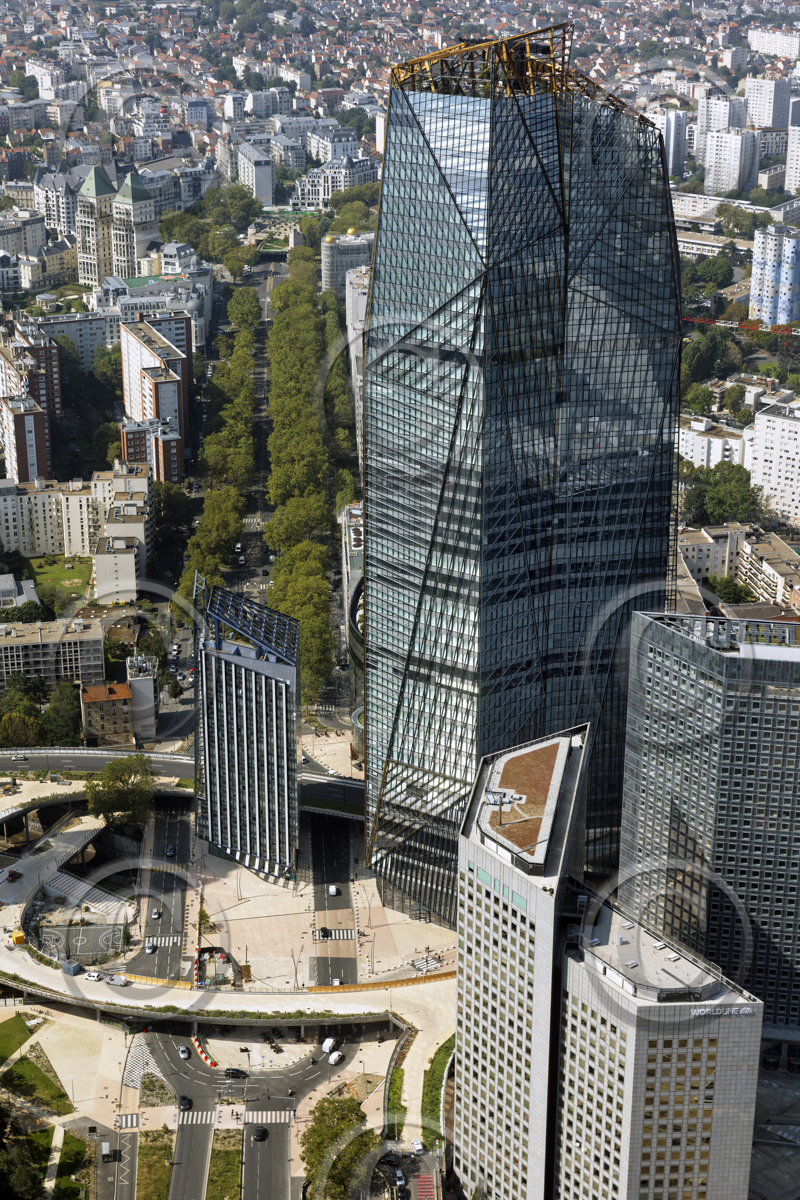 Le département des Hauts-de-Seine (Région Ile-de-France) en vues aériennes obliques
