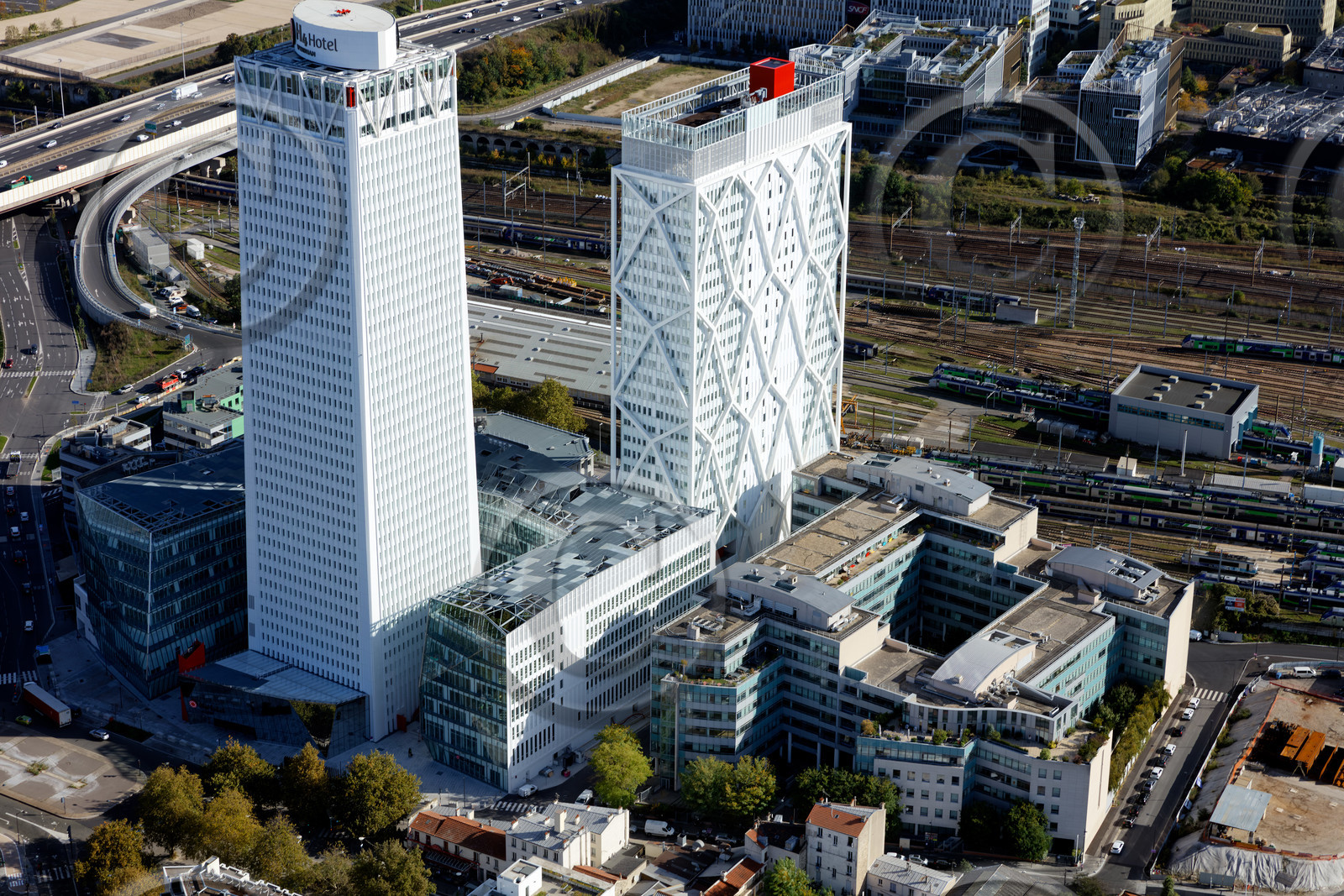 Le département de Seine-Saint-Denis (Région Ile-de-France) en vues aériennes obliques