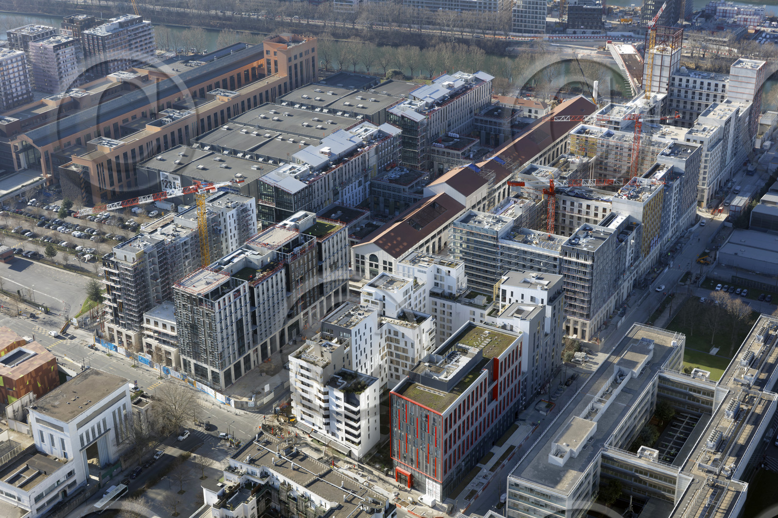 Le département de Seine-Saint-Denis (Région Ile-de-France) en vues aériennes obliques