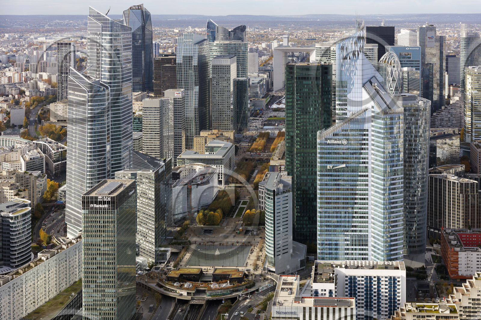 Le département des Hauts-de-Seine (Région Ile-de-France) en vues aériennes obliques