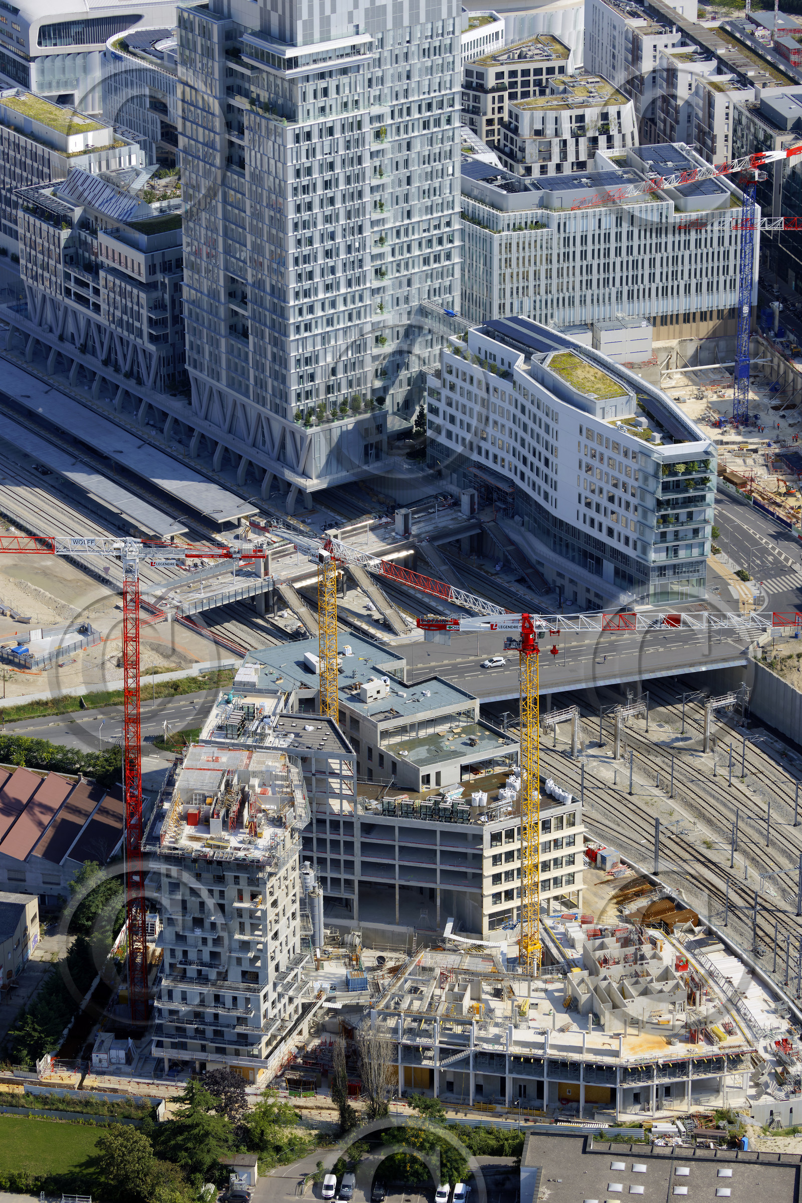 Le département des Hauts-de-Seine (Région Ile-de-France) en vues aériennes obliques