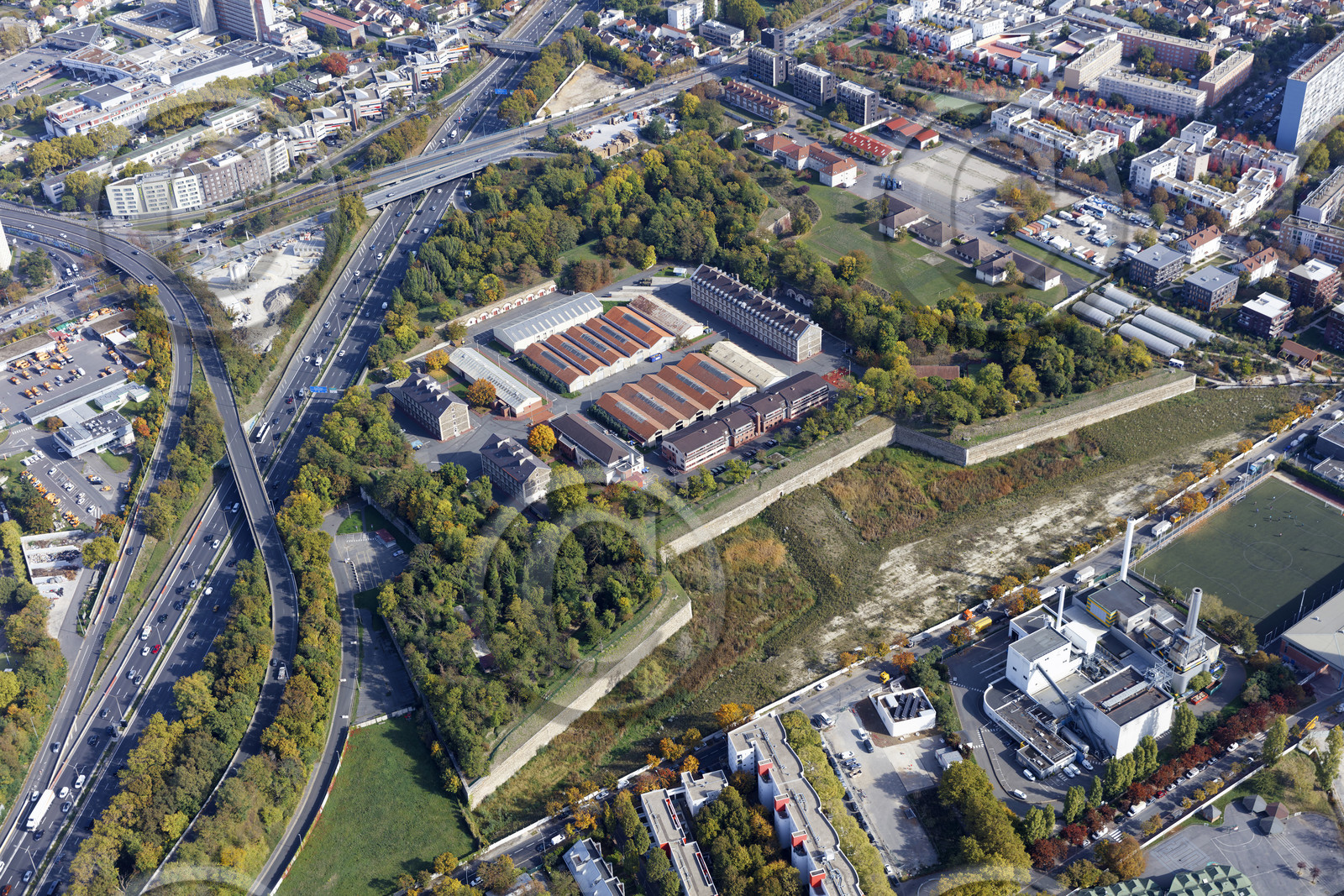 Le département de Seine-Saint-Denis (Région Ile-de-France) en vues aériennes obliques