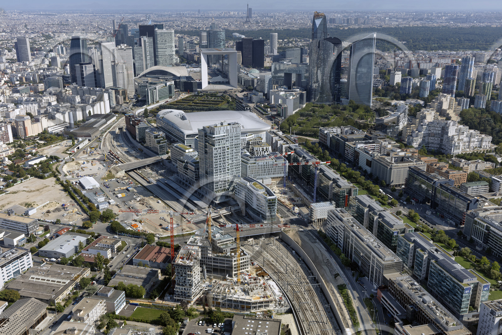 Le département des Hauts-de-Seine (Région Ile-de-France) en vues aériennes obliques
