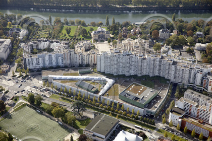 Le département de Seine-Saint-Denis (Région Ile-de-France) en vues aériennes obliques