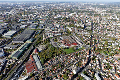 Le département de Seine-Saint-Denis (Région Ile-de-France) en vues aériennes obliques
