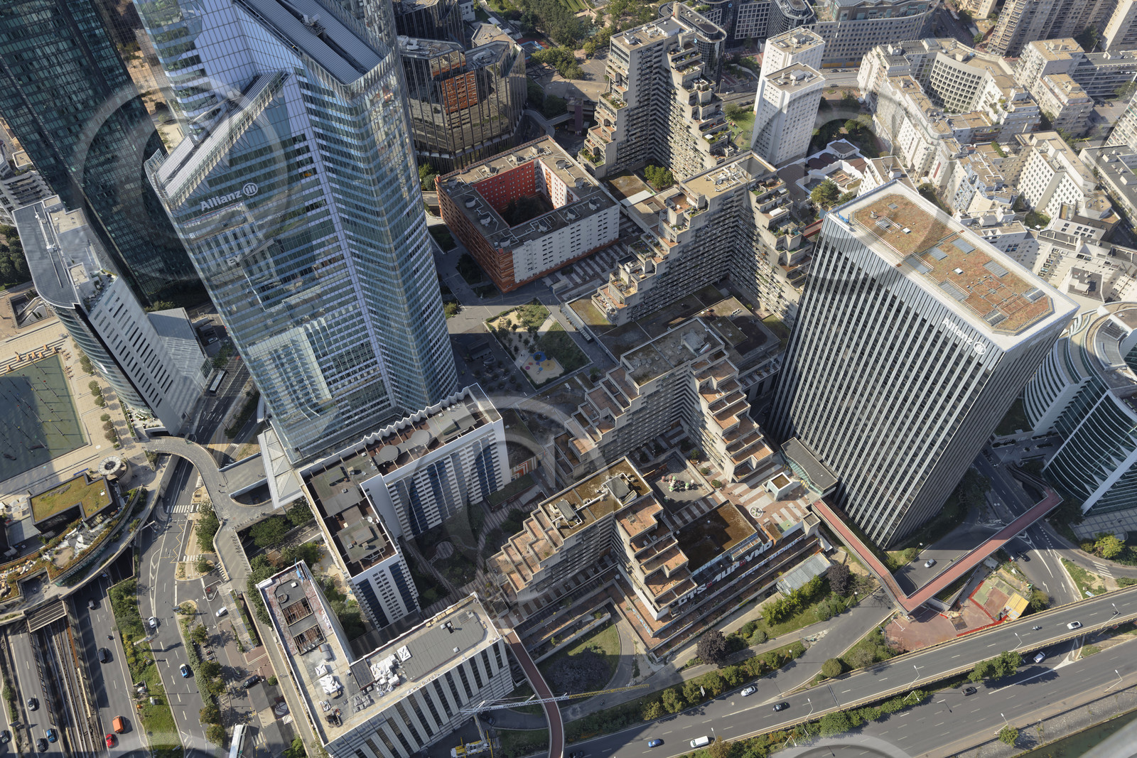 Le département des Hauts-de-Seine (Région Ile-de-France) en vues aériennes obliques