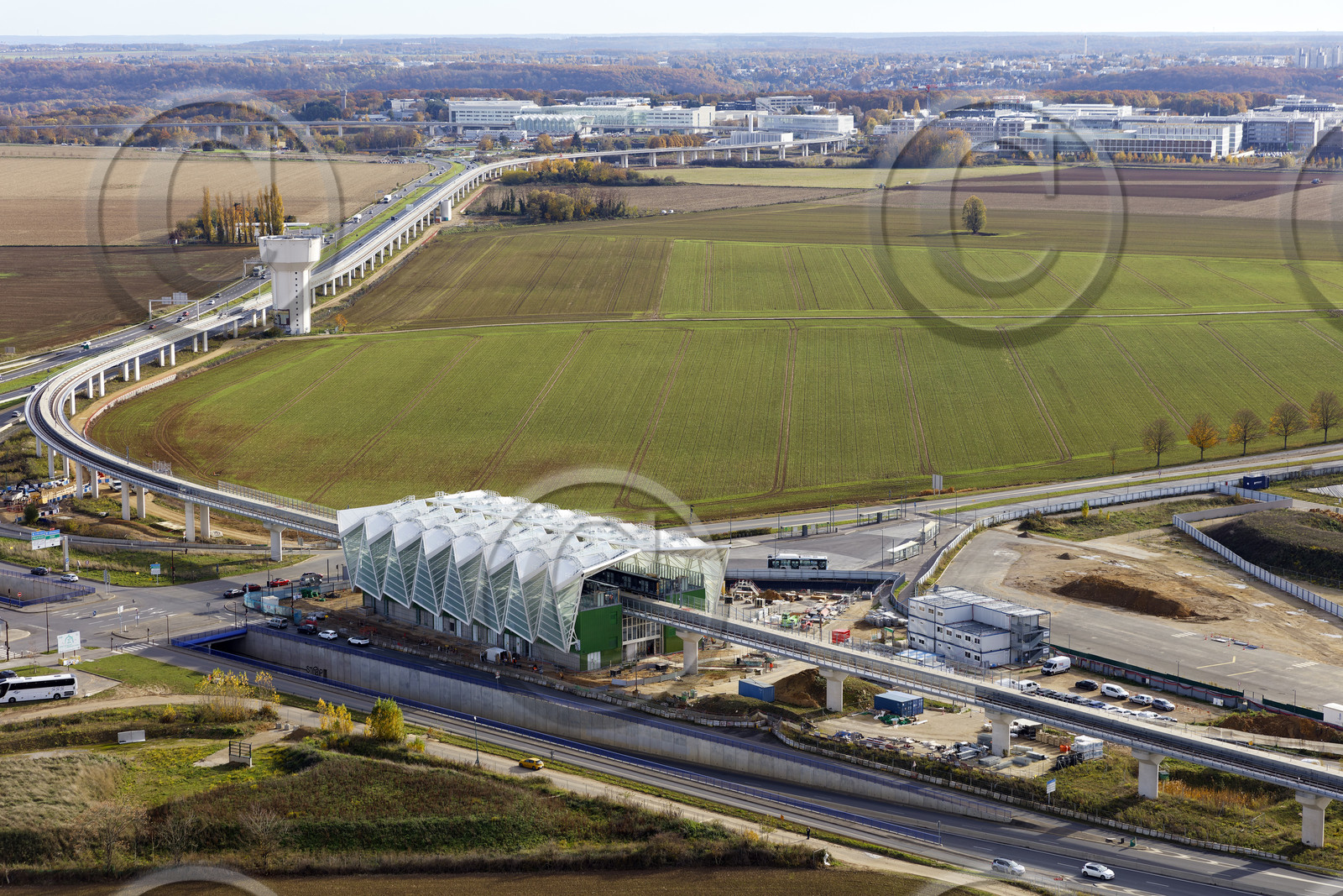 Le département de l'Essonne (Région Ile-de-France) en vues aériennes obliques