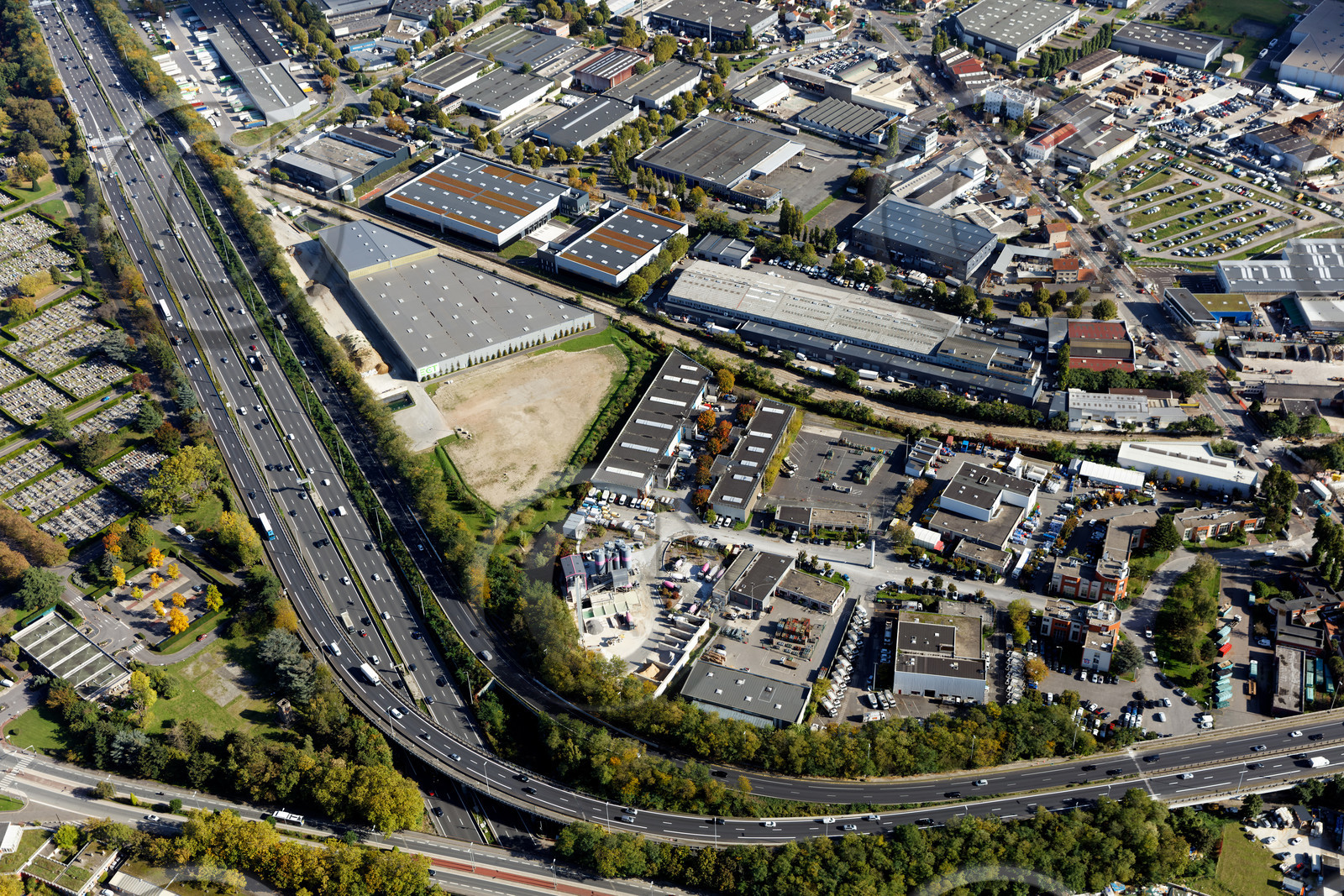 Le département de Seine-Saint-Denis (Région Ile-de-France) en vues aériennes obliques
