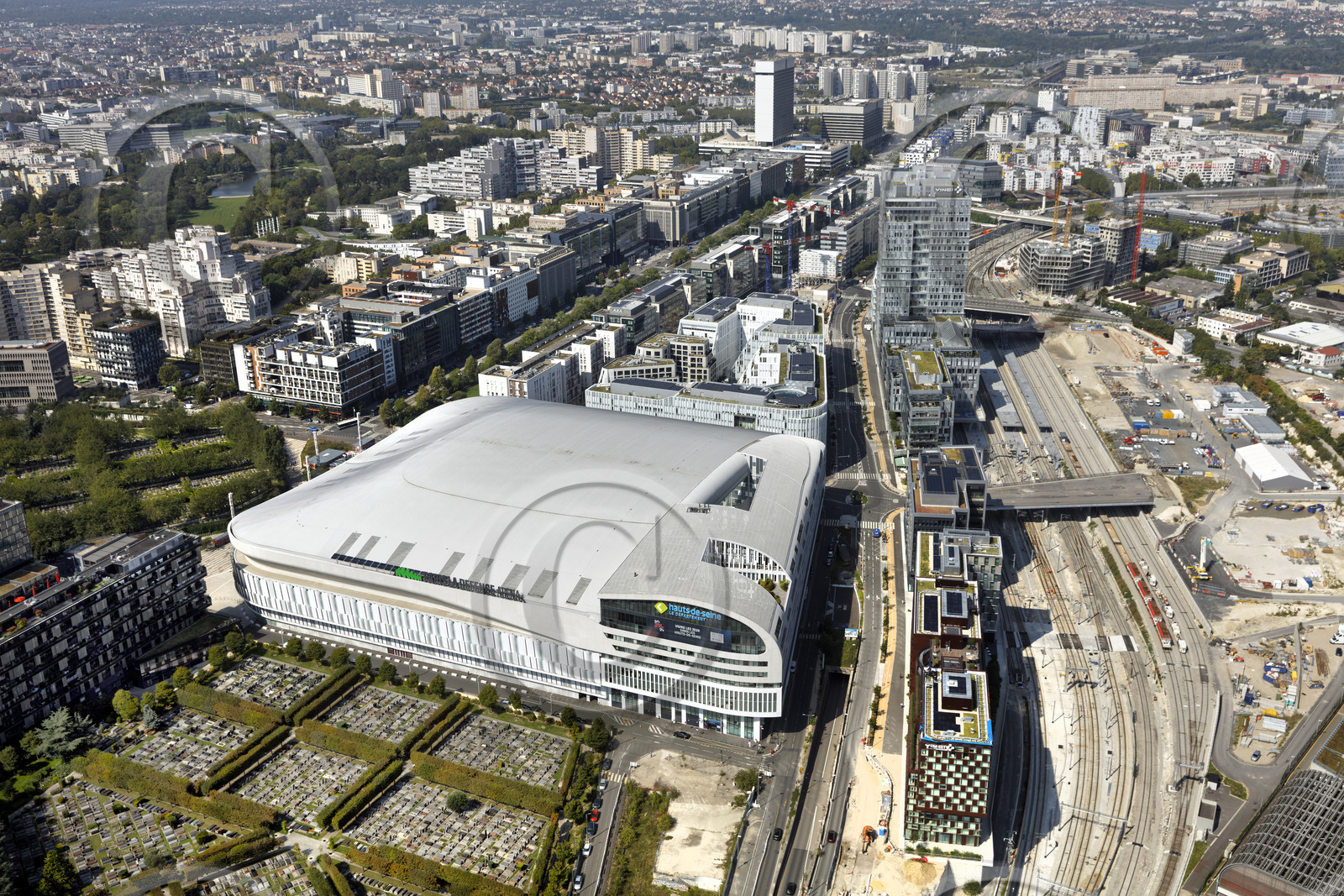 Le département des Hauts-de-Seine (Région Ile-de-France) en vues aériennes obliques
