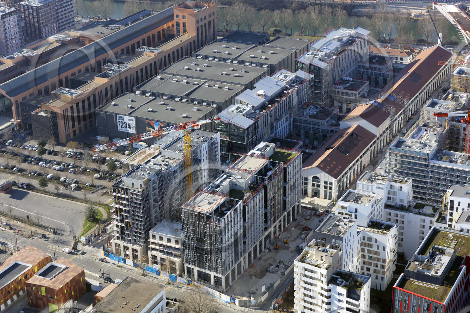 Le département de Seine-Saint-Denis (Région Ile-de-France) en vues aériennes obliques