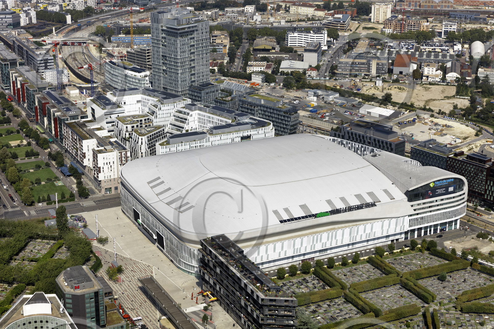 Le département des Hauts-de-Seine (Région Ile-de-France) en vues aériennes obliques