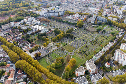 Le département de Seine-Saint-Denis (Région Ile-de-France) en vues aériennes obliques