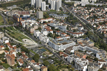 Le département des Hauts-de-Seine (Région Ile-de-France) en vues aériennes obliques
