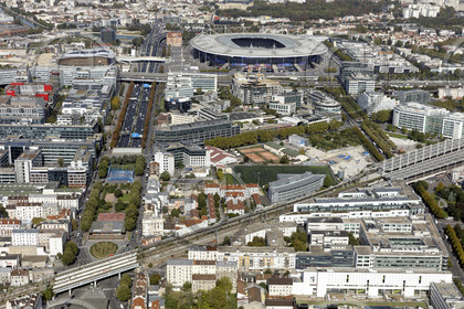 Le département de Seine-Saint-Denis (Région Ile-de-France) en vues aériennes obliques